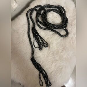 Antique 1920s/1930s Metallic Glass Flappers Necklace